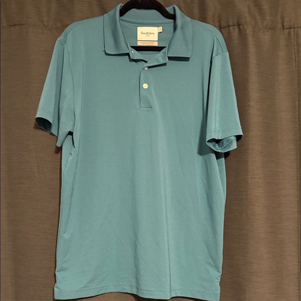 Goodfellow & Co Men's Teal Polo Shirt